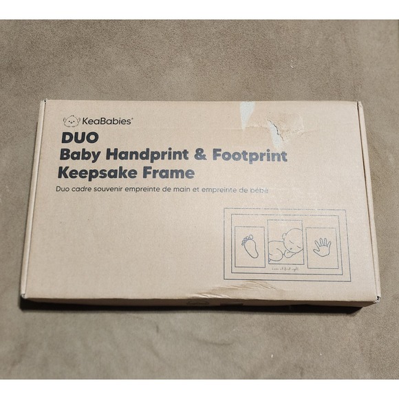 Baby Hand and Footprint Kit, Baby Footprint kit (Cloud Gray) - Picture 7 of 7